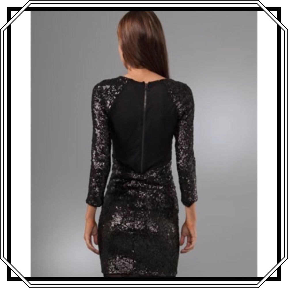 Alice and Olivia Nika Sequin Dress (EUC) - Picture 2 of 10